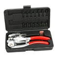 thumbnail image 2 of simhoa Set of 16 Pieces Metal Hole Punch Tool Set with Storage Case Quick Change Bits and Dies Professional 2mm-7mm Handy Craft Tool, 2 of 10
