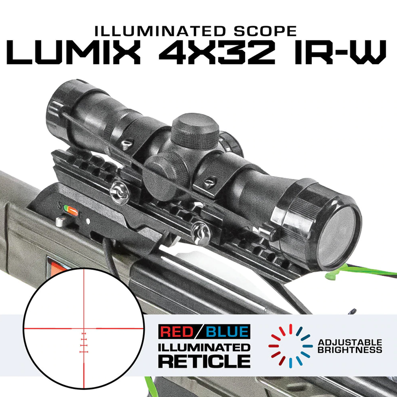 Killer Instinct Boss 405 Hunting Crossbow with Scope, Quiver and 3 Bolts, Camo