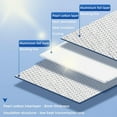 Blackout Heat Reflective Window Film,Aluminum Foil Insulation Film,Full Blackout Privacy Window
