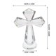 thumbnail image 5 of Cruz de cristal decorativa para el hogar y la oficina. Estatua de cruz religiosa para decoraciones cristianas de Pascua. Figuras coleccionables para la mesa de comunión., 5 of 7