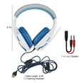thumbnail image 7 of TSV Gaming Headset Fit for PS5 PS4 PC Xbox Nintendo Switch, USB + 3.5mm Wired Headphones with Microphone, Stereo Surround Sound, Noise Canceling Over-Ear Headphones Fit for Laptops Tablets Phones, 7 of 7