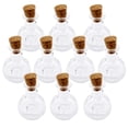 thumbnail image 1 of 10 piezas de mini frascos de vidrio con corcho para amuletos, frascos, frascos de deseos, colgantes artesanales para bricolaje, 1 of 2