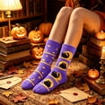 thumbnail image 2 of Miaoju Halloween Socks Men's Gift for Men Cotton Funny Socks Colourful Socks Women's Men's Socks Halloween Gifts, 2 of 5