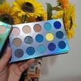 thumbnail image 4 of Paleta de sombras de ojos HUOGUO, 60 colores, amarillo neón, impermeable, 4 of 5