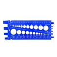 thumbnail image 1 of Multi-Functional Metric & Imperial Thread Gauge Tool - Plastic Bolt Nut Size Checker with Clear Markings for Quick Identification, Portable Hardware Measuring Ruler for Maintenance & Manufacturing, 1 of 5