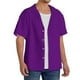 thumbnail image 2 of Fotbe Purple Camisa Estampada de Manga Corta para Hombre, Casual de Verano, Estilo Playero, Sin Arrugas-Small, 2 of 5