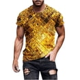 thumbnail image 4 of LSLJS T-Shirt à Manches Courtes Col Rond pour Hommes Haut Athlétique Décontracté Imprimé Géométrique T-Shirt Graphique Tee Extérieur Quotidien Vacances Printemps Automne Vêtements, Cadeaux pour Hommes, 4 of 6
