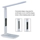 thumbnail image 3 of Lámpara de escritorio LED regulable Wosthever con cargador inalámbrico Protección ocular puerto de carga USB blanco 10W, 3 of 6