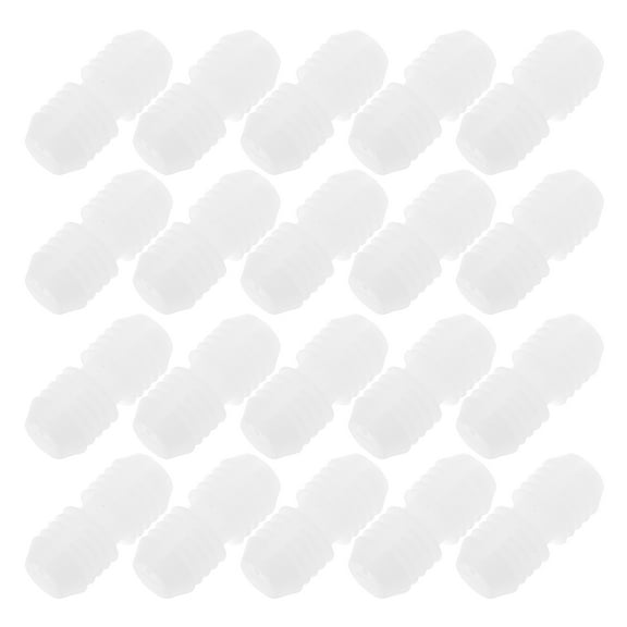 100pcs Plastic Cam Lock Fasteners Nuts Inserts for Furniture Hardware and Connecting Parts with Cam Screws