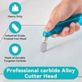 thumbnail image 4 of Glass Cutter 2Pcs Glass Cutting Tool with 4Pcs Replaceable Head Stained Glass Cutting Tools with 1Pcs Screwdriver, 4 of 7