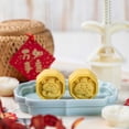 thumbnail image 3 of Mooncakes Making Mold Chinese New Year ABS Plastic Hand Pressure Pastries Mold, 3 of 8