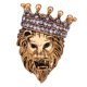 thumbnail image 4 of Broche de cabeza Zulema con insignia de corona oro, 4 of 8