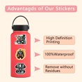 thumbnail image 4 of Clearance 50PcsWaterproof Stickers For Gifts Water Bottle Cup Laptop Skateboard Luggage Box Vinyl Patches, 4 of 5
