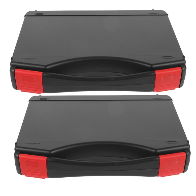 Shisuyan 2pcs Plastic Case Tools Case Multifunctional Case Travel Supply Box Small Tool Organizer