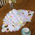 thumbnail image 6 of Easter Egg Rabbit Lace Embroidered Place Table Runner Mat Lace Cutout Dining Table Placemat for Dining Room, Kitchen Decoration, 6 of 6