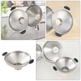 thumbnail image 3 of UPOUART Practical  Wide Mouth Strainer Funnel Stainless Steel 1Pack, 3 of 8