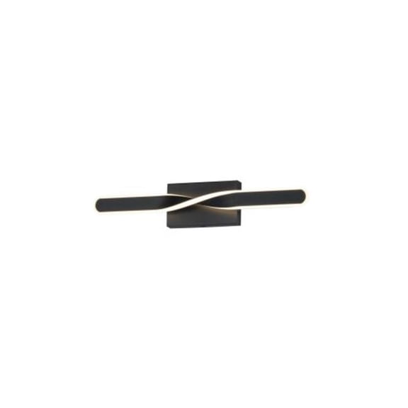 ET2 E24152-BK 24 in. Pirouette 1-Light LED Bathroom Vanity Light - Black