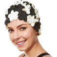 thumbnail image 1 of Bonnet de Bain à Pétale Floral pour Femmes – Style Rétro Vintage Bonnet de Bain pour Cheveux Longs et Courts, 1 of 5