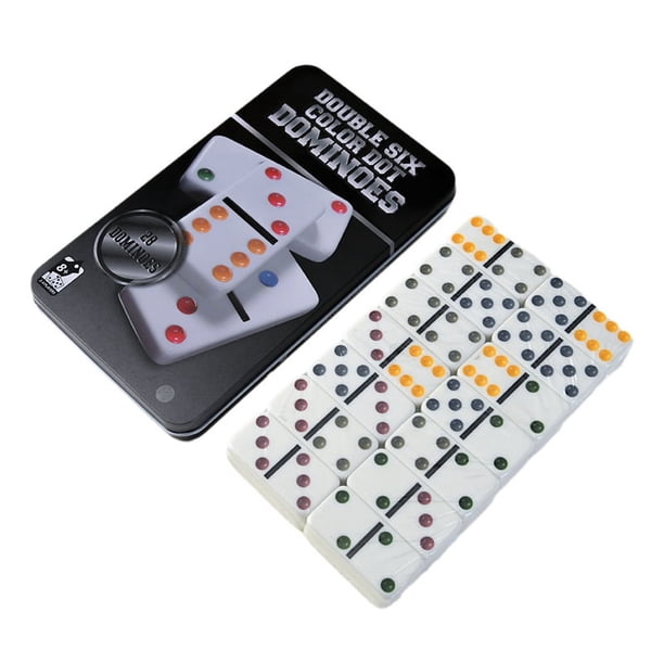 Juego de Dominó Ivorys, Juego de Mesa de Dominó, Ajedrez y Cartas Interactivos para Padres e Hijos, Empaque Negro