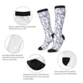thumbnail image 6 of Fotbe World Travel2 print Women's Men's Novelty Crew Socks Cotton Socks Knee High Socks for Walking,Running,Nurses,Pregnancy, 6 of 9