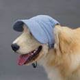 thumbnail image 4 of Golden Retriever Dog Hats for Large Dogs Corduroy Solid Dog Baseball Cap Ear Cutout Sun Protection Pet Dog Supplies for Outdoor Walks Travel Multiple Colors Extra Small 1 Pack, 4 of 4