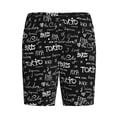 thumbnail image 4 of Wukai Travel The World Men’s Short Pajama Pants With Pockets Soft Sleep Pj Shorts for Men-Small, 4 of 6