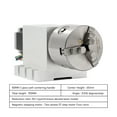 thumbnail image 4 of 80mm CNC 4th Axis CNC Dividing Head/Rotation Axis/A Axis Kit Nema23 Gapless Harmonic Gearbox For CNC Woodworking Machine ,Low Noise, 4 of 5