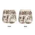 thumbnail image 6 of Goofa Cows On The Farm Printed Women 2 in 1 Running Shorts,Quick Dry Athletic Workout Shorts,High Waisted Athletic Shorts with Liner Pockets-Small, 6 of 9