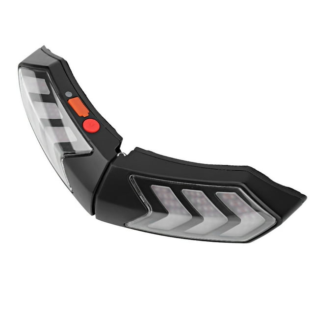 Luz de Seguridad Lideró Inalámbrica Para Casco de Motocicleta, Barra de Luces de Señal para Motocicleta, parte Trasera, Seguridad Mejorada para Todos los modelos, color negro
