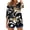 Black6, variant on Danhjin Print Button Down Shirts for Women 3/4 Sleeve Loose Fashion Shirts Casual Going out Fall Summer Spring Tops