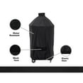 thumbnail image 4 of Covermates Kamado Full Grill Cover – All‑Weather Outdoor Protection for Kamado Grills & Smokers Heavy‑Duty Vinyl with Mesh Vents, Water‑Resistant Classic Collection, Standing 26 DIAMETER x 45H, Black, 4 of 8