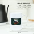 thumbnail image 5 of 15 fl oz Ceramic Mug, Corvallis, Oregon, Beaver, Contour, Dishwasher & Microwave Safe, 5 of 5