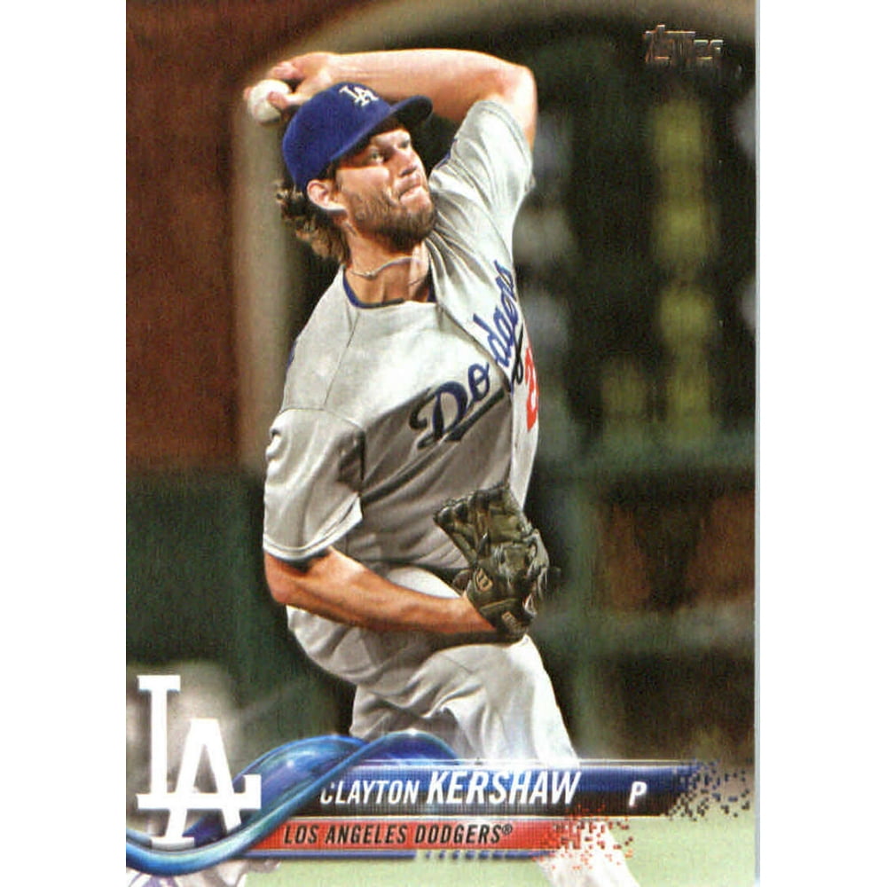 2018 Topps 350 Clayton Kershaw Los Angeles Dodgers Baseball Card