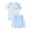 Blue, variant on Bixock Toddler Boys Casual Shorts Set,Kids Summer Outfit Set,Unisex Sport Raglan Short Sleeve Crew Neck Top Quickly Dry Shorts 2 Piece Outdoor Training Set for 2-14 Years Kids Clothings