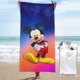 thumbnail image 1 of Toalla de playa de Mickey Mouse, suave, de secado rápido, resistente a la arena, para piscina, yoga, gimnasio, camping, toallas de baño ligeras, regalo para niños, niñas, niños y adultos, 27,5 x 55, 1 of 8