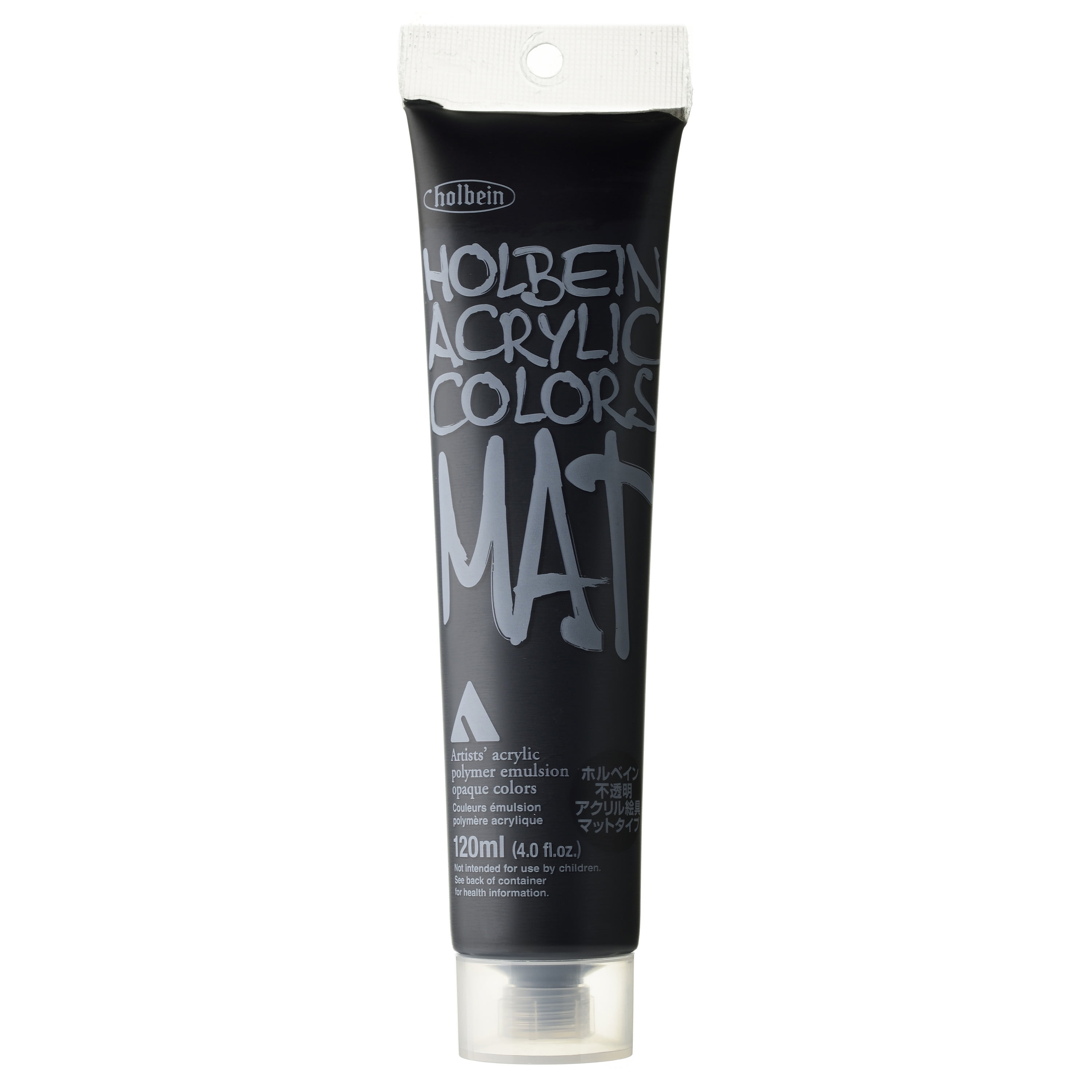 Holbein Mat Acrylic Color, 110ml, Black - Walmart.com