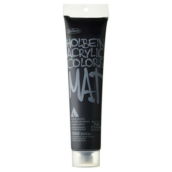 Holbein Mat Acrylic Color, 110ml, Black