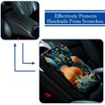 thumbnail image 5 of Sea Slug Soft Comfortable Furry Printed Car Armrest Cover Pad Mat 12.5x8.2 Inch, 5 of 6