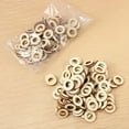 thumbnail image 3 of KONTONTY  Hollow Circle Wood Pieces Decorative Wooden Rounds 200pcs for Crafts, 3 of 5