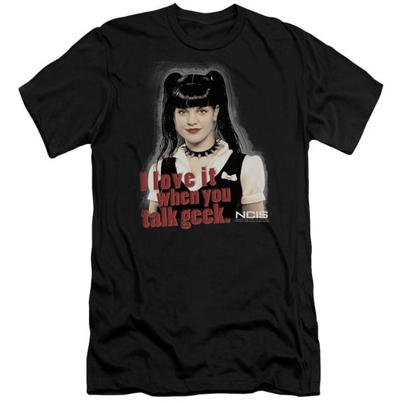 Ncis - Geek Talk - Premium Slim Fit Short Sleeve Shirt - Medium