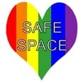 thumbnail image 2 of CafePress - Safe Space In Heart 3.5 Button - 3.5" Button, 2 of 3