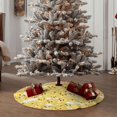 thumbnail image 4 of Fotbe Baby Chicks Pattern Christmas Tree Skirt, Tree Skirts Plush Christmas Decorations, Christmas Tree Skirts Xmas Decorations Holiday Party Decor-36", 4 of 6