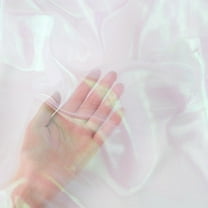 Organza Fabric 1.6x3.3 Yards Long Bridal Solid Organza Fabric Magic Gradient Organza Polyester Fabric Iridescent Holographic Gauze Fabric for DIY Dress Performance Stage Snow