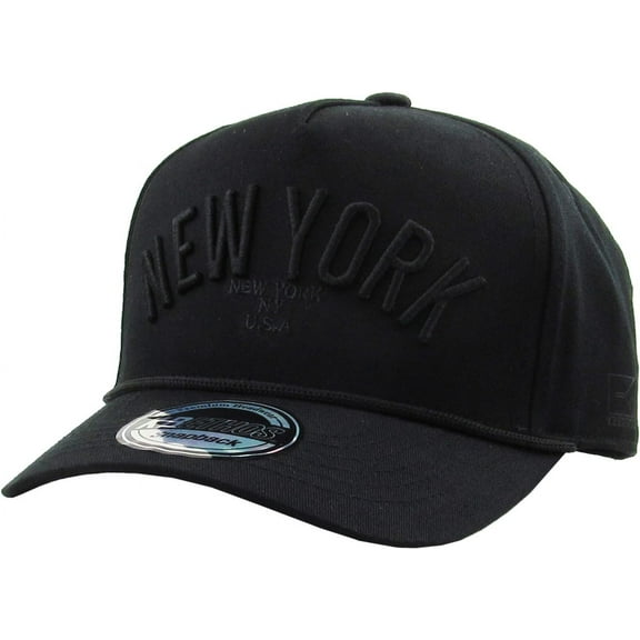 New York Rope Snapback 5-Panel Baseball Trucker Cap Adjustable Fashion Mens Womens