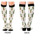 thumbnail image 2 of joogoo Cactus Cute Compression Socks Women Men Knee High Sock, 2 of 8