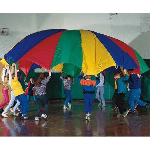 24 Rainbow Play Parachute