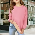 thumbnail image 5 of Mercatoo Fle𝐞ce Sweatshirt for Teen Girls Winter Warm Sherp𝐚 Lined Cotton Crewneck Pullover Ho𝐨dies Unisex 2025 Casual Clothes, 5 of 7