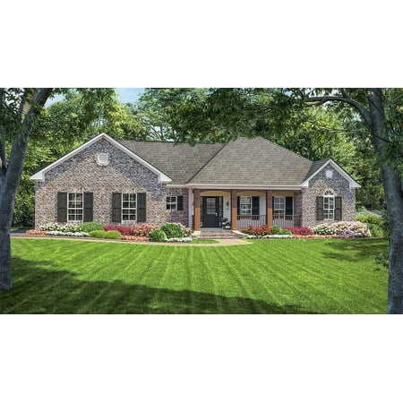 House Plan Gallery HPG-1751 1,751 sq ft x 45' - 10" Framed House Plan Blueprints (Set of 5)