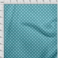 thumbnail image 4 of oneOone Cotton Jersey Turquoise Blue Fabric Geometric Sewing Craft Projects Fabric Prints By Yard 58 Inch Wide, 4 of 5