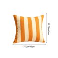 thumbnail image 3 of VQPeo Outdoor Waterproof Pillow Cover – Bright Watercolor Style with Geometric Stripes, Perfect for Sofa, Chair, and Outdoor Decor(Multicolor E), 3 of 5